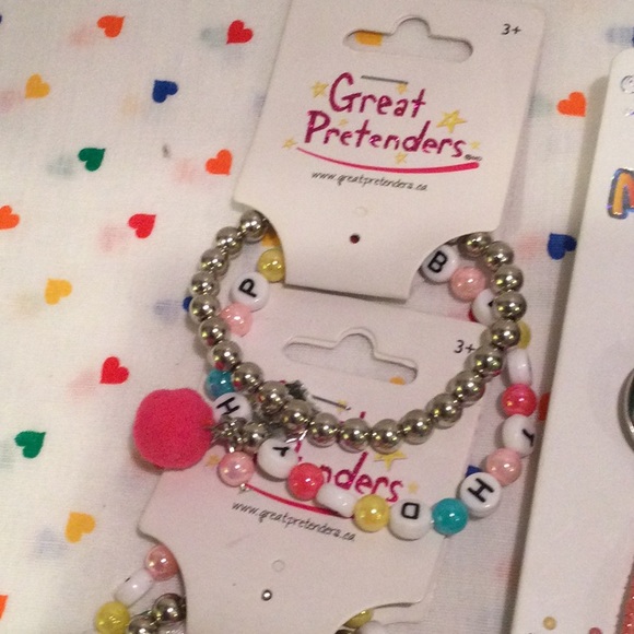 18 pieces little girls jewelry. Unicorn necklaces, mood rings, bracelets, more.. - Picture 2 of 7